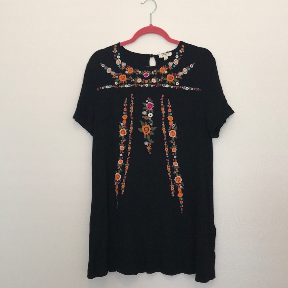 [Umgee] embroidered swing dress